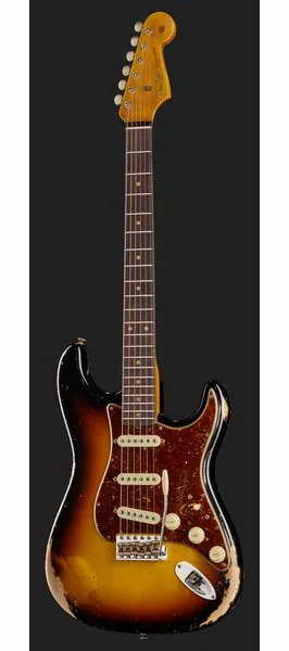 Fender 61 Strat Heavy Relic FSB, yksityiskohta 2