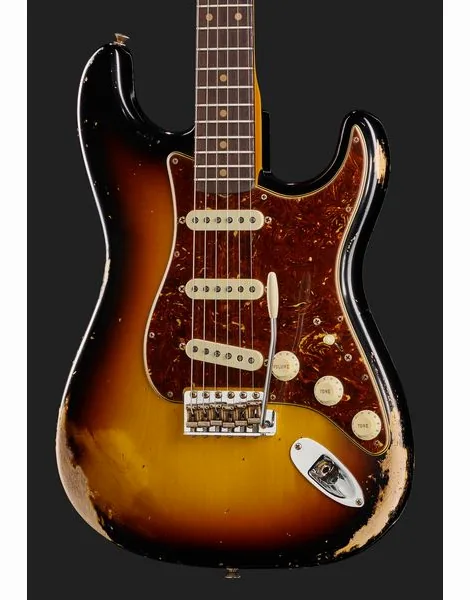 Fender 61 Strat Heavy Relic FSB, yksityiskohta 4