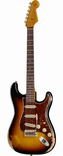 Fender 61 Strat Heavy Relic FSB edestä