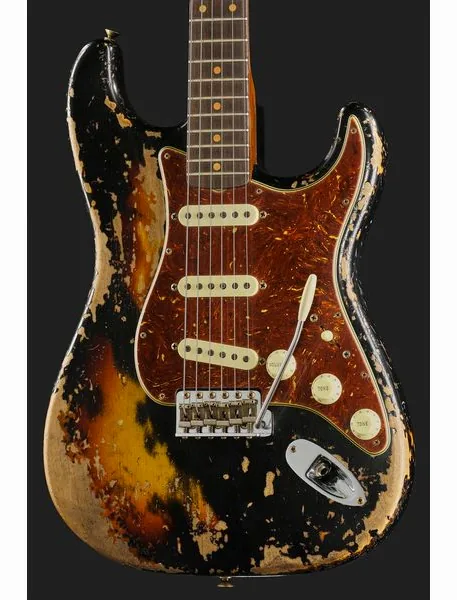 Fender 61 Strat Roasted ABCS SH Relic, yksityiskohta 4
