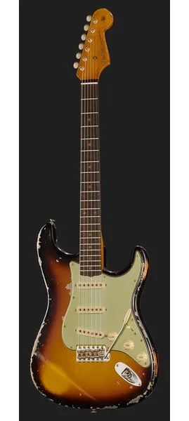 Fender 61 Strat SFA3CS Heavy Relic, yksityiskohta 2