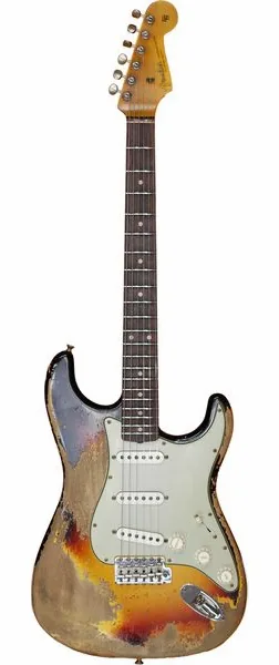 Fender 62/63 Strat SHR 3T Sunburst edestä