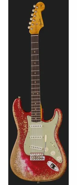 Fender 62/63 Strat SHR Dakota Red, yksityiskohta 2