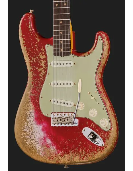 Fender 62/63 Strat SHR Dakota Red, yksityiskohta 4