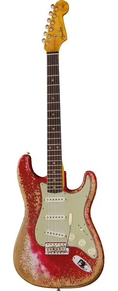 Fender 62/63 Strat SHR Dakota Red edestä