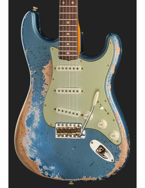 Fender 62/63 Strat SHR Lake Placid, yksityiskohta 4
