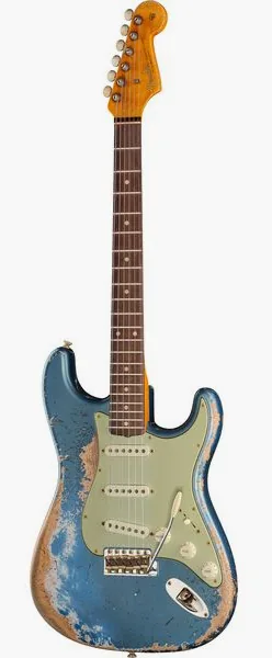 Fender 62/63 Strat SHR Lake Placid edestä