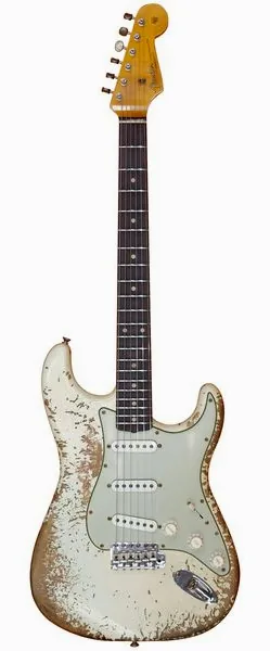 Fender 62/63 Strat SHR Tomatillo G edestä