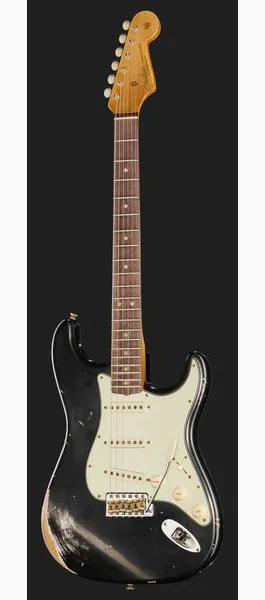 Fender 63 Strat ABLK Heavy Relic, yksityiskohta 2