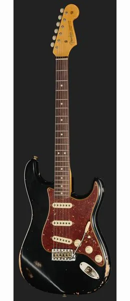 Fender 63 Strat Black Relic, yksityiskohta 2