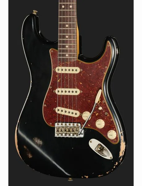 Fender 63 Strat Black Relic, yksityiskohta 4