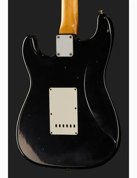 Fender 63 Strat BLK Journeyman Relic, yksityiskohta 5