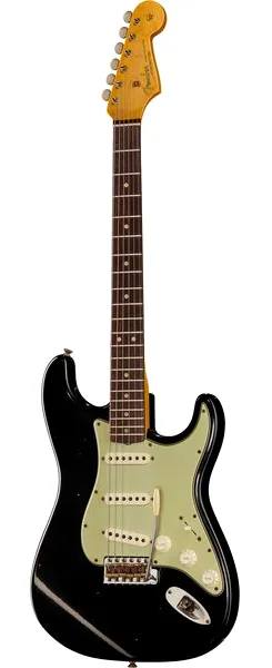 Fender 63 Strat BLK Journeyman Relic edestä