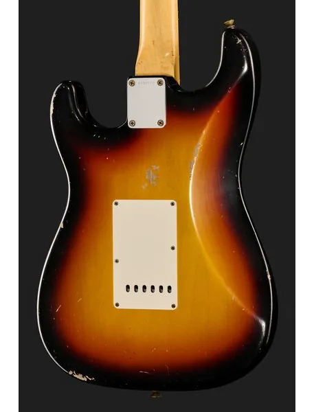 Fender 63 Strat Relic 3TSB MBDB, yksityiskohta 5