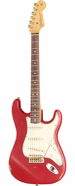 Fender 63 Strat Relic DAR MBDB edestä