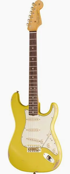 Fender 63 Strat Relic GRY MBDB edestä