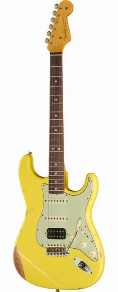 Fender 63 Strat Relic GYW HSS edestä