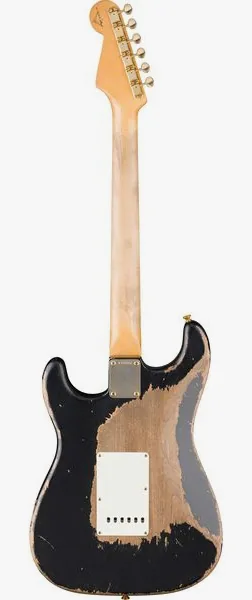 Fender 63 Strat Relic MBPW BK, yksityiskohta 2