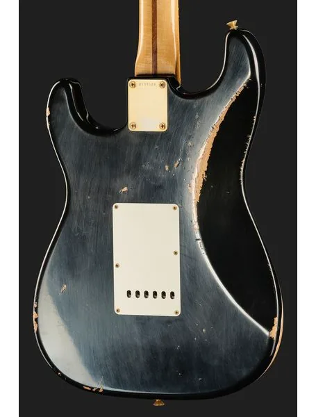Fender 63 Strat RW Black Relic HSS, yksityiskohta 5