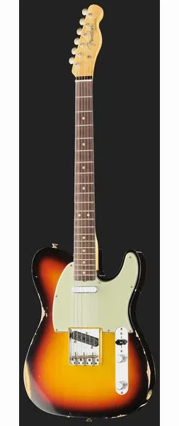 Fender 63 Tele Relic 3-Tone Sunburst, yksityiskohta 2