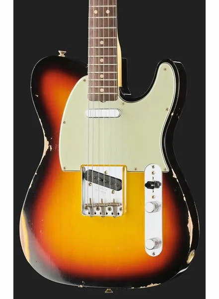 Fender 63 Tele Relic 3-Tone Sunburst, yksityiskohta 4
