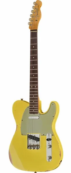 Fender 63 Tele Relic Canary Yellow edestä