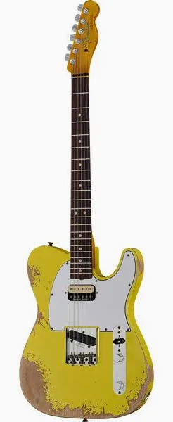 Fender 64 Tele HS GFY Heavy Relic edestä