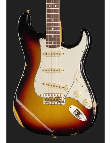 Fender 65 Strat 3CS Relic, yksityiskohta 4
