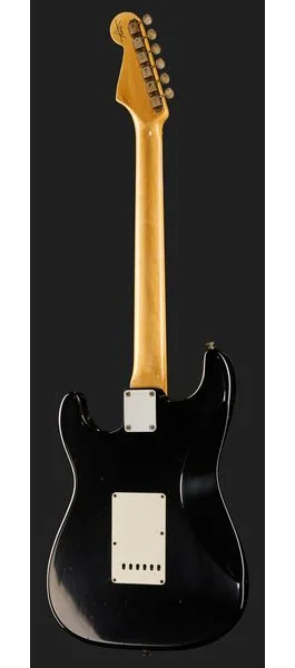 Fender 65 Strat BLK Journeyman Relic, yksityiskohta 3