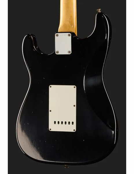 Fender 65 Strat BLK Journeyman Relic, yksityiskohta 5