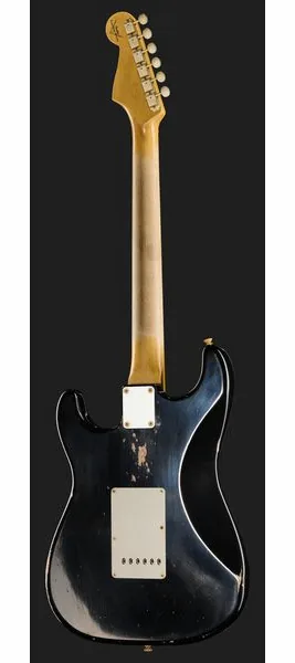 Fender 65 Strat BLK Relic, yksityiskohta 3