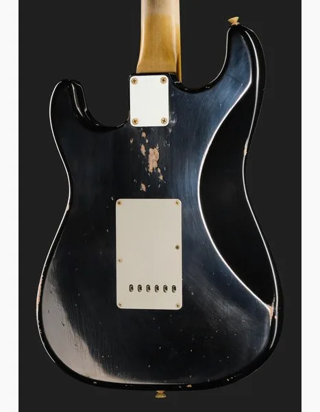 Fender 65 Strat BLK Relic, yksityiskohta 5