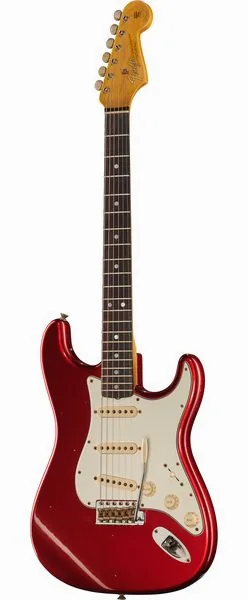 Fender 65 Strat CAR Journeyman Relic edestä