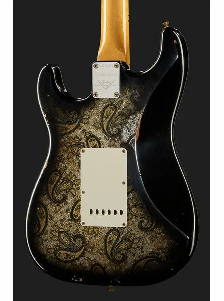 Fender 68 Strat Relic Black Paisley, yksityiskohta 5
