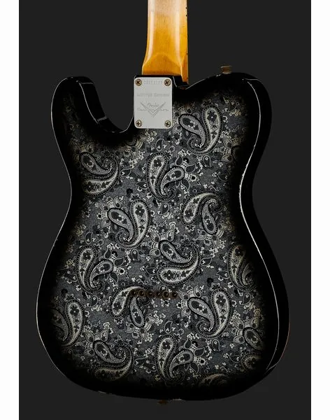Fender 68 Tele Black Paisley Relic, yksityiskohta 5