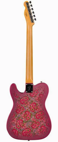 Fender 68 Tele Pink Paisley NOS, yksityiskohta 2