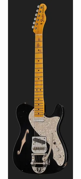 Fender 68 Tele Thinline ABLK Relic, yksityiskohta 2
