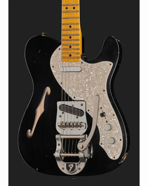 Fender 68 Tele Thinline ABLK Relic, yksityiskohta 4