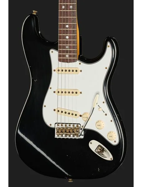 Fender 69 Strat Black JM Relic, yksityiskohta 4