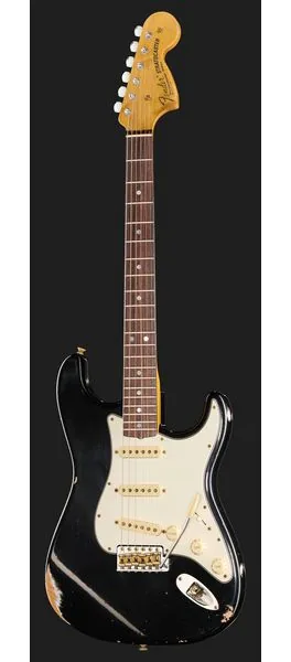 Fender 69 Strat BLK Relic, yksityiskohta 2