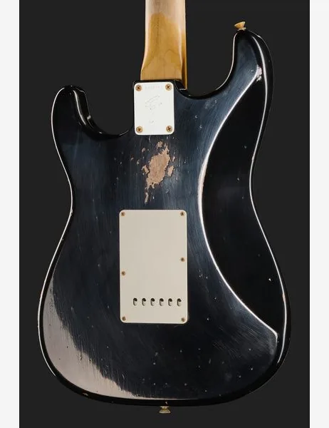 Fender 69 Strat BLK Relic, yksityiskohta 5