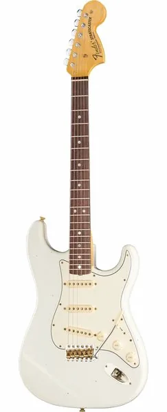 Fender 69 Strat OLW Journeyman Relic edestä