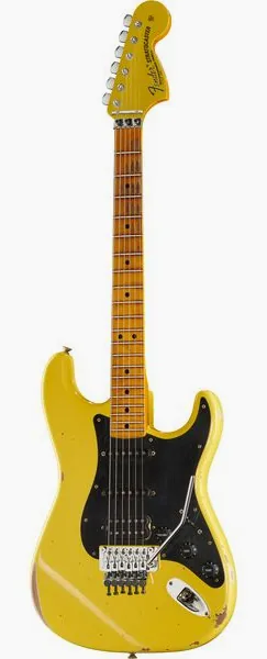 Fender 69 Strat Relic MN GYW HSS FR edestä