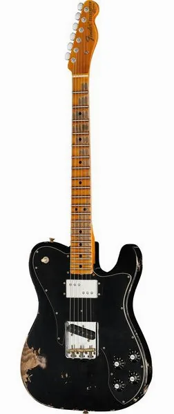 Fender '70s Tele Custom Black HR LTD edestä