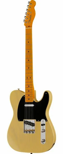 Fender 75th Anni AV II 51 Nocaster BL edestä