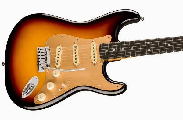 Fender Am Ultra II Strat EB UBST, yksityiskohta 4