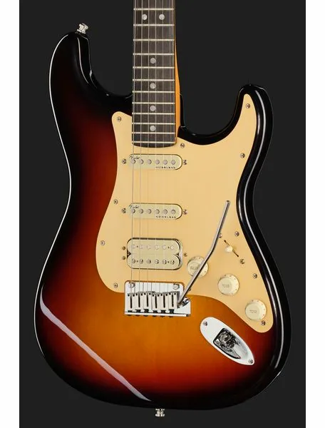 Fender Am Ultra II Strat HSS EB UBST, yksityiskohta 4