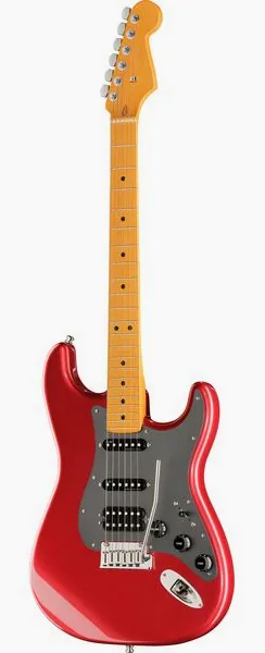 Fender Am Ultra II Strat HSS MN SRD edestä