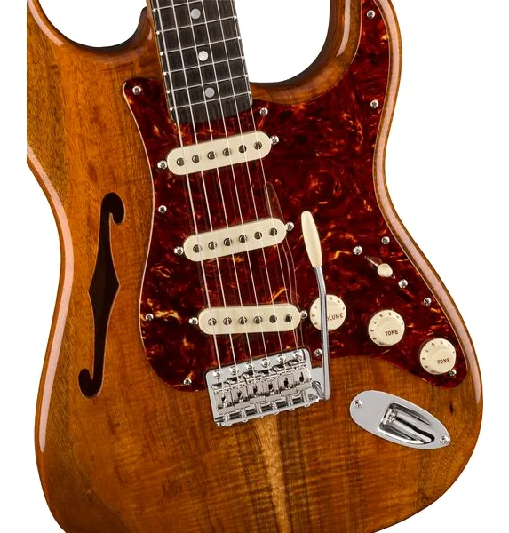 Fender Artisan Koa Thinline Strat AN, yksityiskohta 3