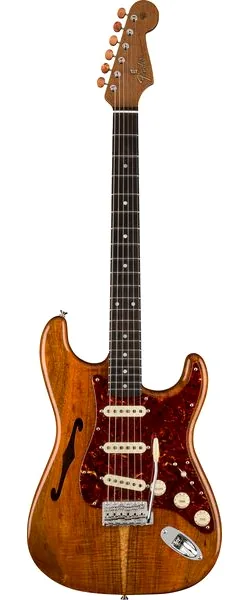 Fender Artisan Koa Thinline Strat AN edestä